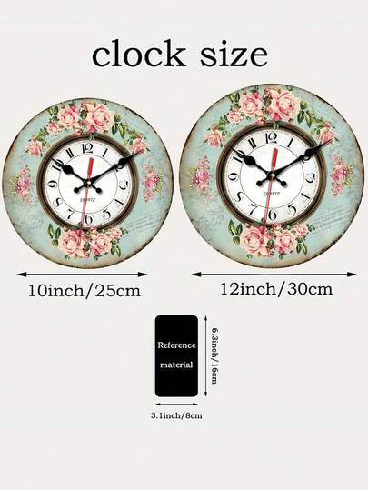 1pc Nautical Themed Wooden Wand Klok Anchor 10/12 Inches, AA Battery Powered, Ideal Home, Office, Or Vintage ed view 6