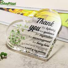 Placa acrílica para decoración de escritorio, adecuada como regalo para mujeres y hombres, Día del Jefe, Apreciación de fin de año para maestros/directores, Navidad para compañeros de trabajo/jefe/supervisor/mentor/gerente/secretaria