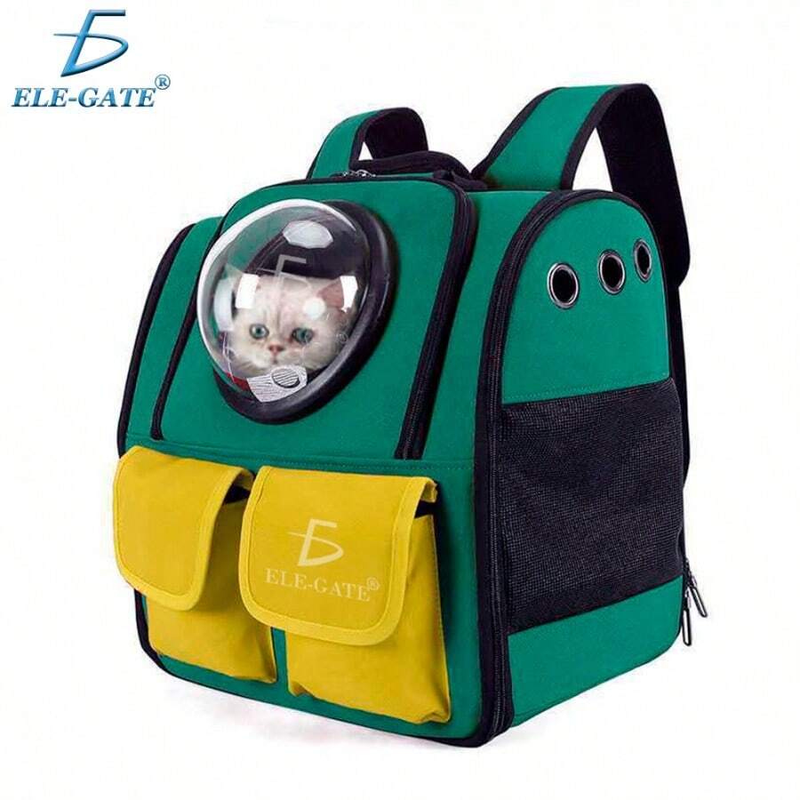 Mochila portátil para viajar con mascotas - Blanco - Ver 1