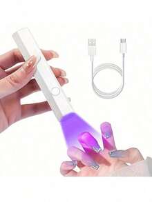 Compact Handheld Nail Strengthening Lamp, Gel Nail Curing Light, Wireless Nail Dryer, Portable & Convenient, High-Quality Gift, Great For Father's Day