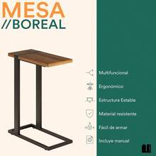MUBSON Mesa Auxiliar Minimalista para Sofa o Sillon de Madera.Mesa Lateral Boreal para Café, Control de TV, etc.Mesa de Centro para Sala con Altura de 63.Desayunador.Mesa de café - 1 - Ver 2