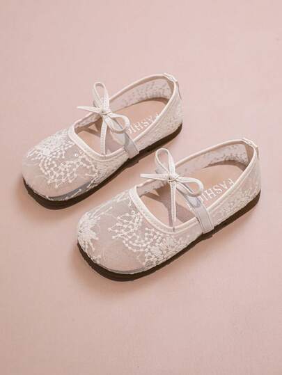 1 双简约蝴蝶结平底便鞋，适合女孩，舒适透气，适合春夏季