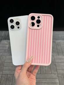 粉色竖条纹 TPU 防震全覆盖保护壳适用于 Apple 7 Plus/8 Plus/16/16 Plus/16 Pro/16 Pro Max/XR/XS Max/11/11 Pro/11 Pro Max/12/12 Pro/12 Pro Max/13/13 Pro/13 Pro Max/14/14 Pro/14 Plus/14 Pro Max/15/15 Pro/15 Plus/15 Pro Max，时尚新款手机壳 - 彩色 - 查看 5