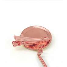 2pcs Set Shiny Luxury Rose Gold Silicone Pacifiers, Newborn Pacifier With Rose Gold Pacifier Clip, Hot Selling Baby Teething Toys, Infant Pacifier With Chain, Holiday Gift - Multicolor - View 5