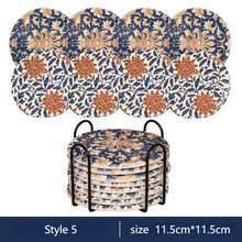 Posavasos, agarradera y mantel individual tejidos de cuerda de algodón estilo nórdico, con aislamiento térmico grueso, tejidos con hilo de algodón redondo