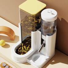 1pc Hamster Water Bottle Feeder, Large Capacity Multi-Function Food Bowl For Hamsters - Multicolor - View 5