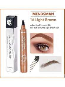 Festive Eyebrow Pencil - Lucky Surprise Delivery, A Surprise Entry Point, Ultra-Fine Pen Tip With Easy-To-Control Color Rendering, A Light Stroke Can Accurately Fill Eyebrow Gaps, Waterproof And Sweat-Proof Formula Is Not Afraid Of Daily Makeup Smears, End Of Pen Comes With A Eyebrow Brush Easy Eyebrow Shaping, It Is A Thoughtful Entry-Level Makeup Novices, And It Is Also A Worry-Choice Novices To Easily Get Exquisite Eyebrow Makeup, And It Is Also A Great Choice Valentine's Day (Lucky Delivery - Style Is Slightly Different).