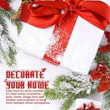 200g Artificial Snow Powder For Christmas Decoration, Holiday Craft, Winter Display, Fake Snow For Snowman, Magic Snow Powder, Wedding Snow Flakes, Home Decor, Office Decor, Theme Party Decoration Christmas Decorations Room Decor Christmas Decorations Home Christmas Gifts Christmas Decor - White - View 8