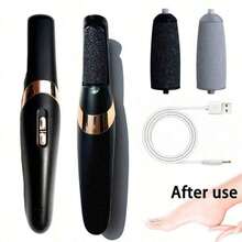 Remover Foot Skin Care , Pedicure Kit Pedicure Foot File Feet Dead Hard Cracked Dry Skin Pedicure -Mom Gifts Valentines Boyfriend Gifts Valentine Day Gifts Pink Cute Day Electronic Foot Files 300mAh