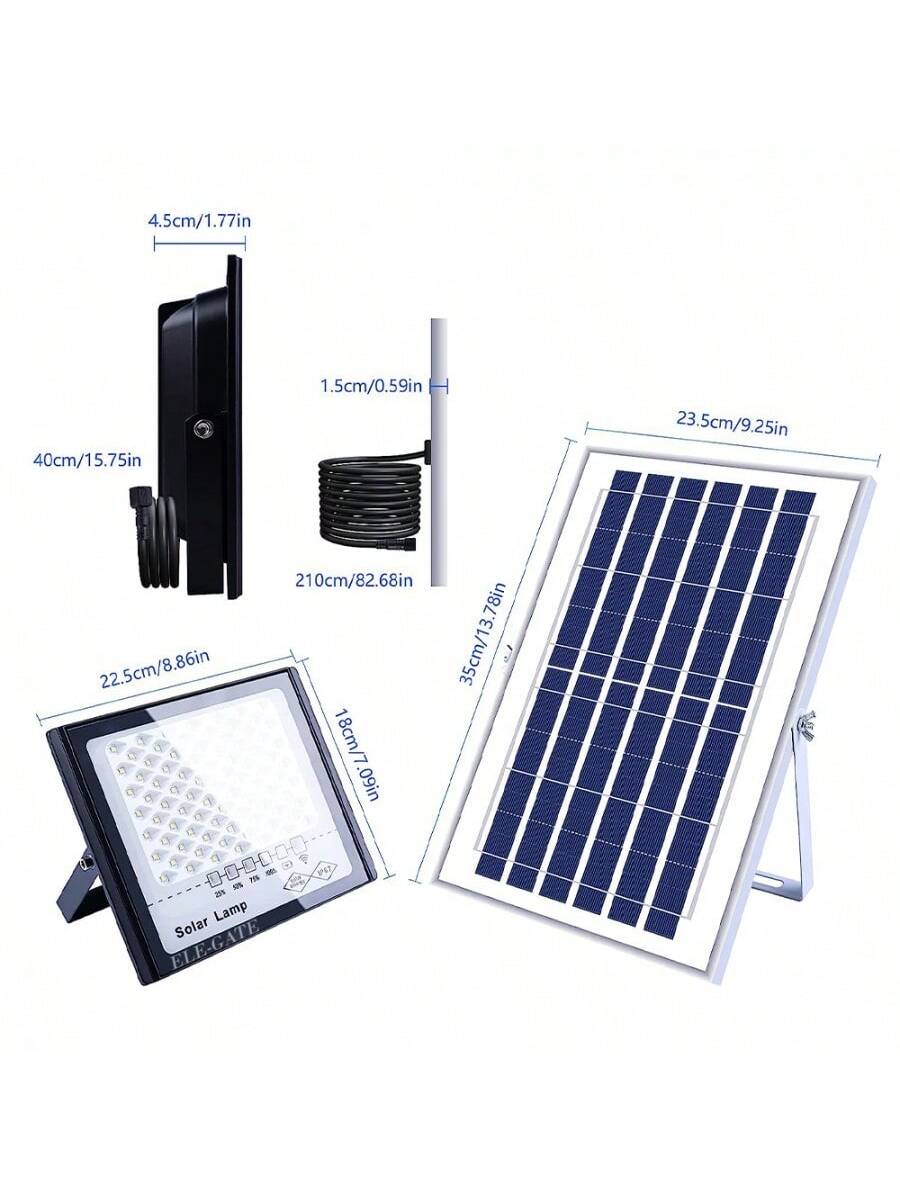 Lámpara solar exterior para jardín LED de 800W