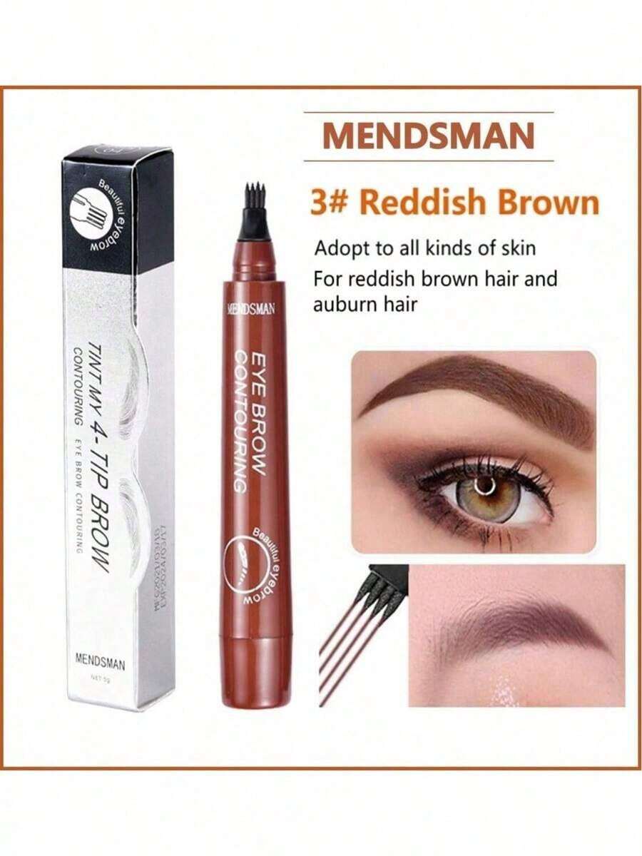 Festive Eyebrow Pencil - Lucky Surprise Delivery, Fine Four-Cornered Eyebrow Pencil, Triple Against, Sweat And Rub, Can Keep Eyebrow Makeup Intact Even In High Temperature And Sweating, Delicate Brush Strokes Can Easily Outline Brow Peaks, It Is An Excellent Women And A Good Choice Valentine's Day (Lucky Delivery - Style Is Slightly Different).