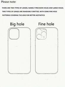 1 pieza Funda de teléfono delgada, de moda y de borde recto en color borgoña, diseñada para protección de cámara, con interior de microfibra suave y función amortiguadora de golpes, compatible con varios modelos de , OnePlus, Realme, Honor, Vivo, Apple desde el 6 hasta el 17
