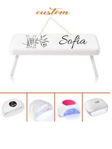 1 cái Tay vịn làm móng có thể gập lại tùy chỉnh, Giá đỡ móng tay, Giá đỡ tay vịn làm móng Macaron, Tay vịn Acrylic di động, Tay vịn gối làm móng, Đồ dùng cho tiệm làm móng - Nhiều màu - Xem 8