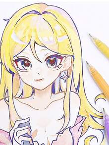 9/36/162/202/256 彩色凝胶笔套装 - 中号笔尖 (0.6mm)，Morandi 圆珠笔/勾线笔/荧光笔，适合鲜艳的书写和素描，书写流畅，适用于绘画、高亮、学生笔记、手册制作、办公等。 - 彩色 - 查看 11