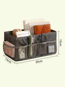 1pc Foldable Miscellaneous Storage Box, Home Desktop Multi-Layer Organizer Box, Dormitory Portable Storage Box. Storage And Organizing Boxes, Desktop Storage And Display Boxes. Convenient And Practical, Foldable Storage Bag - متعدد الألوان - مشاهدة 9