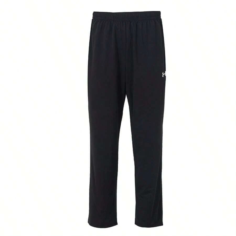 Under Armour 男女同款針織長褲運動針織長褲休閒褲日常旅遊舒適運動褲 25600707 - 黑色 - 查看 1