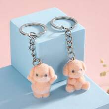 2025 New Fur-Like Texture Small Frog Koala Pelican Poodle Keychain Bag Hanger Pendant - Beautiful Fur-Like Texture Animal Necklace Accessory - View 6