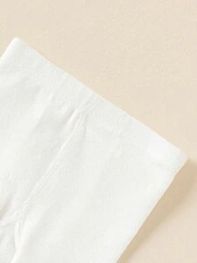 2条装儿童紧身裤，黑白人字纹打底裤，修身裤，舞蹈裤 - 黑與白 - 查看 2