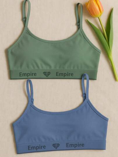 Kit 2 Top Feminino Microfibra Sutia Topper Adulto