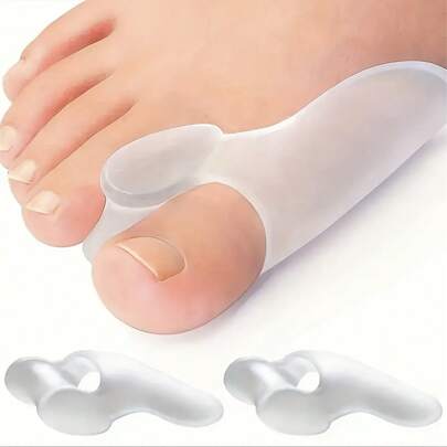 Silicone Thumb Sleeve, Breathable Thumb Protector Fixation Tool, Comfortable Soft Thumb Tool, Can Be Worn With Socks, Suitable For Any Shoes, Silicone Anti-Friction On Thumb Side