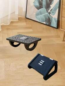 1pc Adjustable Height Ergonomic Rocking Foot Massager, Suitable For Office/Study/Living Room, Relieves Fatigue, Perfect Holiday Gift For Leaders And Relatives - Black - View 6