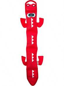 Outward Hound Fire Biterz Giraffe Firehose Plush Dog Toy, Brown, Medium - 紅龍 - 查看 12