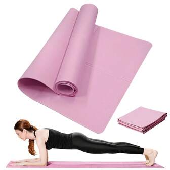 Tappetino da yoga pieghevole in EVA da 3 mm, portatile, antiscivolo, per fitness da viaggio