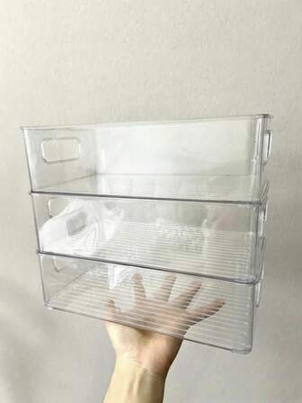 10个装塑料收纳盒，多功能内衣袜收纳盒，家庭厨房壁橱整理，耐用抽屉隔板，用于存放衣服和配饰（产品材质柔软，变形属正常现象）