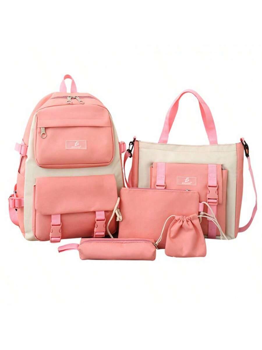 Kit de 5 mochilas de viaje modernas para mujeres