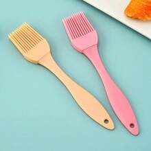 2/5/8/20pcs Home Mini Barbecue Oil Brush, Made Of Silicone Heat-Resistant Material, Easy To Clean, Convenient To Carry, Compact And Convenient - Multicolor - View 6