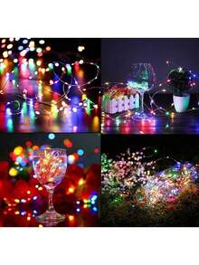 1PC LED Battery Box Copper Light String, Battery Powered, Suitable For Parties, Birthdays, Valentine's Day, Weddings, Anniversaries, Halloween, Christmas, Easter Decorative Atmosphere LED Light String Christmas Decoration XMAS Decor Christmas Tree Gift Decor Thanksgiving Wedding Home Decor Home Decor Fall Decor Autumn Decor Birthday Decorations For Gifts Party Supplies Indoor Outdoor Garden Holiday Festival Decor Halloween Decor Wall Decor Halloween Ornaments