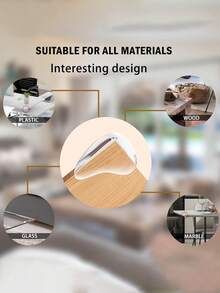 1/4/8 Stücke transparente Tischeckenschutz - Haustier-Sicherheitspuffer für Tische, Stühle, Betten, Möbelkantenschutz zur Kollisionsvermeidung