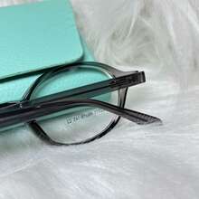 Retro Classic Acetate Nylon Unisex Oval Glasses – Super Light And Stylish - cinza - 查看 3