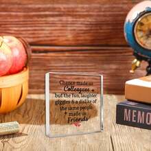 Centres de table Cadeaux de départ amusants pour collègues femmes - Décoration de bureau mignonne, décoration de bureau pour le travail, cadeaux uniques pour femmes, décoration de bureau bohème, décoration de chambre esthétique, cadeaux pour collègues femmes - Idéal pour les fêtes de bureau, les événements d'adieu et les célébrations générales liées au bureau