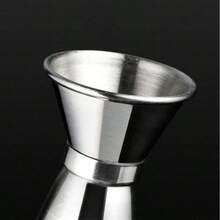 1pc Stainless Steel Measuring Cup, Cocktail Shaker,Bar Tool Jigger, Double Drink Alcohol Measuring Tool,Home Bar Liquor Whiskey Bartender Measure Tool, Halloween And Christmas Party Supplies - Bạc - Xem 3