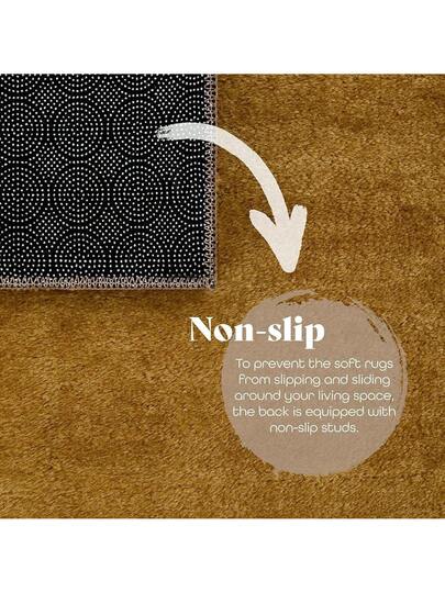 TT Home Vloerkleed Living Room, Short Pile, Plain, Moderne Washable, Colour:Cream, Size: 160 220 Cm view 6