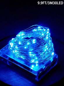 1PC LED Battery Box Copper Light String, Battery Powered, Suitable For Parties, Birthdays, Valentine's Day, Weddings, Anniversaries, Halloween, Christmas, Easter Decorative Atmosphere LED Light String Christmas Decoration XMAS Decor Christmas Tree Gift Decor Thanksgiving Wedding Home Decor Home Decor Fall Decor Autumn Decor Birthday Decorations For Gifts Party Supplies Indoor Outdoor Garden Holiday Festival Decor Halloween Decor Wall Decor Halloween Ornaments