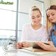 Placa acrílica para decoración de escritorio, adecuada como regalo para mujeres y hombres, Día del Jefe, Apreciación de fin de año para maestros/directores, Navidad para compañeros de trabajo/jefe/supervisor/mentor/gerente/secretaria