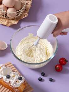 Wireless Electric Hand Mixer, Small Handheld Milk Frother, Egg Beater, Baking Whisk, Dough Mixer