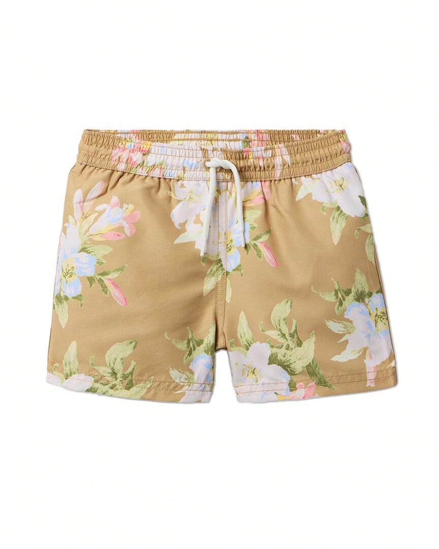 Janie And Jack Floral Swim Trunk - Multicolor - View 1