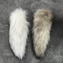 1 pezzo Nuovo ciondolo a forma di coda di lupo/volpe finta 2025, portachiavi in peluche, decorazione a pupazzo cartoni animati per zaino, borsa, chiavi dell'auto, regalo perfetto per compleanno, Ognissanti, Natale - Ragazzi e Ragazze - Multicolore - Visualizzare 4