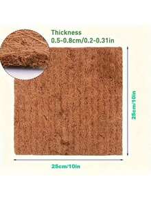 Wiederverwendbare Kokosblatt-Matte, feuchtigkeitsbeständige und warme Nestunterlage für Vögel und Reptilien, einfach zu pflegen