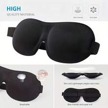 Modern Minimalist 3D Light-Blocking Sleep Mask - Multicolor - View 4