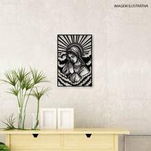 Decorative Frame Hollow Decoration Holy Virgin Mary MDF Black - 黑色 - 查看 2