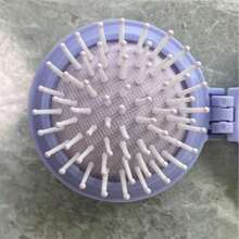 3 Peças Mini Escova de Cabelo para Bolsa, Escova de Cabelo Pequena e Portátil para Bolso para Meninas com Espelho, Tamanho de Viagem (Cores Mistas)