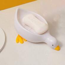 1PC/2PCS/Set Duck Soap Box, Soap Drain Box, Cartoon Soap Box That Can Drain, Bathroom Soap Rack, Soap Container, Minimalism, Essential For Bathrooms And Families. Home Bathroom Decor Fall Decor Back To School - Multicolor - View 14