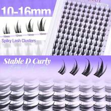 Anime Lash Clusters With Spikes Manga Eyelash Clusters Band Spiky Clusters Eyelash Extensions Natural Cluster Lashes Wispy 10 - 16mm Lash Extension Band Individual Lashes 120Pcs - 動漫02 - 查看 6