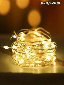 1PC LED Battery Box Copper Light String, Battery Powered, Suitable For Parties, Birthdays, Valentine's Day, Weddings, Anniversaries, Halloween, Christmas, Easter Decorative Atmosphere LED Light String Christmas Decoration XMAS Decor Christmas Tree Gift Decor Thanksgiving Wedding Home Decor Home Decor Fall Decor Autumn Decor Birthday Decorations For Gifts Party Supplies Indoor Outdoor Garden Holiday Festival Decor Halloween Decor Wall Decor Halloween Ornaments