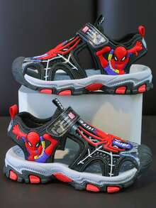 Sandalias deportivas para niños, zapatos casuales y deportivos con diseño de moda y transpirables - Rojo - Ver 1