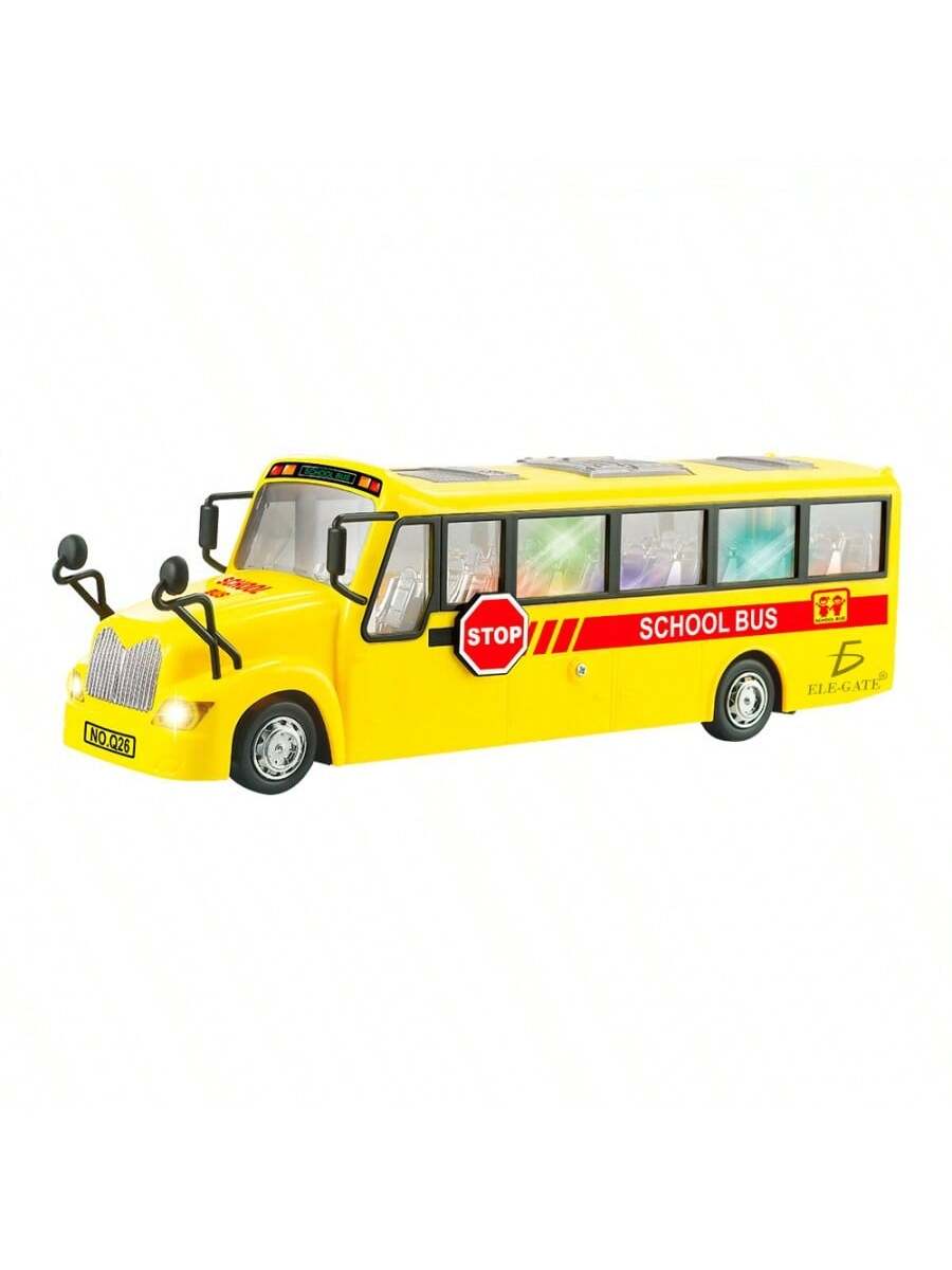 Juguete de camión de autobús escolar grande